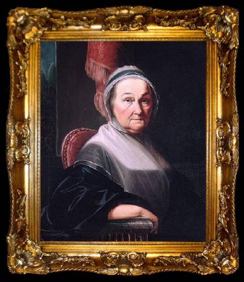 framed  unknow artist Portrait of Mrs Benjamin Simons, ta009-2